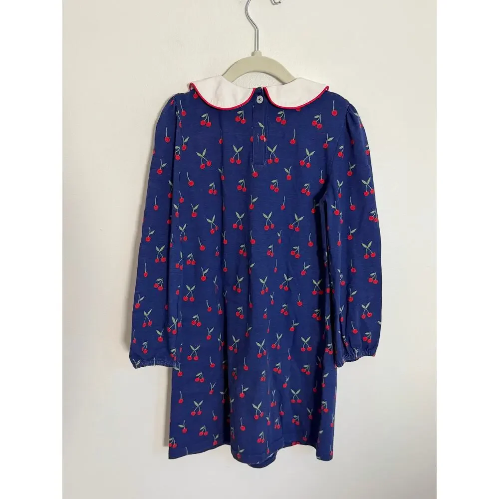 Little English Navy Cherry Dress size 5